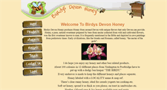 Desktop Screenshot of birdysdevonhoney.co.uk