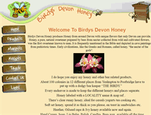 Tablet Screenshot of birdysdevonhoney.co.uk